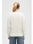 Daphne Saç Örgülü Omzu Düğmeli, Kadın Triko Kazak - Ekru 7