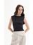 Sırt Dekolteli Basic Bluz Siyah 6