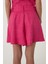 Kemer Detaylı Mini Şort Pembe 10