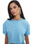 Crop Basic Tişört Mavi 9