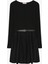 Beli Kemerli Garnili Basic Mini Elbise Siyah 7