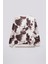 İnek Desenli Oversize Sweatshirt Kahverengi 6
