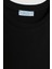 Bisiklet Yaka Oversize Basic Tişört Siyah 7