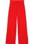 Beli Lastikli Bol Paça Pantolon Kırmızı 2