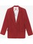 Çizgi Detaylı Blazer Ceket Bordo 3