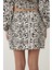Desenli Mini Etek Siyah 10