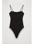 Askılı Bodysuit Siyah 9