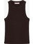 Halter Yaka Basic Fitilli Atlet Koyu Kahve 3