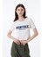 New York Baskılı Crop Triko Ekru 6
