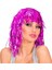 Pembe Fuşya Işıltılı Metalize Parti Peruğu - Lisinya 1