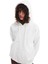 Kapüşonlu Kanguru Cepli Sweatshirt Ekru 6