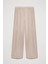 Kumaş Matchli Beli Lastikli Pantolon Bej 7