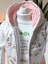 Kız Bebek Çiçekli Üçlü Takım (Omuzdan Çıtçıtlısweatshirt+ Kapşonluyelek+Pantolon) 7