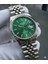 Detajust Rolex Şık Tasarım Zümrüt Yeşili Kadraan Erkek Kol Saati 4
