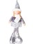 Yılbaşı Süsü, Ayakta Peri Figürü, Gri - Tütü Etekli, 17X44 cm 1