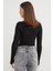 Fitilli Fermuarlı Dik Yaka Bluz 8