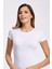 Kadın Giyim 3'lü Sıfır Yaka Pamuklu & Elastan T-Shirt LL.IL.2260.011 2