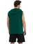 Erkek T-Shirt Sıfır Kol Kapşonlu Spor Sweatshirt 2