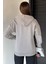 Kadın Üç Iplik Şardonlu Kapüşonlu Sweatshirt P-00019011 4