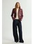 Deri Blazer Ceket Bordo 119L9211001 3