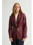 Deri Blazer Ceket Bordo 119L9211001 4