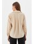 Saten Gömlek Bej 5