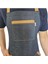 Boydan Askılı Tokalı Önlük denim Camel 8
