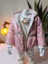 Kız Bebek Montlu Üçlü Takım (Omuzdan Çıtçıtlısweatshirt+ Mont +Pantolon) 5