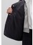 Kapüşonlu Kapitone Siyah Ceket 1110460-900 7