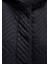Kapüşonlu Kapitone Siyah Ceket 1110460-900 8