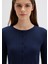 Düğme Detaylı Lacivert Uzun Kollu Tişört 1613330-82318 5