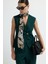 Metal Aksesuarlı Kolsuz V Yaka Yelek Yesil 17944866001 1