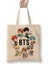 Bts Dna x BT21 Beyaz Bez Çanta Uzun Saplı Alışveriş Çantası Plaj Çantası 1