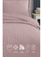 Helena Yatak Örtüsü Çift Kişilik 3 Parça (240x260 cm) Pudra 7