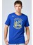 Basketball Nba Golden State Warriors T-Shirt Erkek Pamuklu Tişört Mavi 1