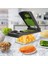 Soğan Doğrayıcı Seti, , Sağlam ve Dayanıklı Plastik,havuç, Sarımsak, Soğan, Otlar Için Çok Fonksiyonlu Dilimleyici/rende - Ev Için Yer Tasarrufu Slicer Sebze Doğrayıcı Sebze Dilimleyici 14 Pcs 1