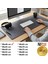 Mouse Pad Masa Koruyucu Büyük Keçe Oyuncu Matı 3mm Antrasit Renk 1