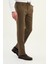 Düz Slim Fit Ipli Beli Lastikli Erkek Pantolon 3