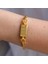 İmitasyon Altın Kaplama Örgü Desenli Külçe Bileklik BLK-1154 2