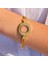 Altın Kaplama İmitasyon Zirkon Taşlı Arpa Modeli Çeyrek Çerçeve Bileklik BLK-1162 7