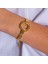 Çeyrek Altın Çerçeve Bileklik Çelik Altın Kaplama Örgü Model-BLZ-644 7