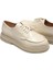 Hakiki Deri Bej Kadın Casual Ayakkabı 009za0151 8