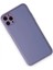 iPhone 11 Pro Max Kılıf Coco Deri Silikon Kapak - Açık Lila (K95) 2