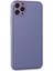 iPhone 11 Pro Max Kılıf Coco Deri Silikon Kapak - Açık Lila (K95) 3