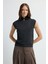 Dik Yaka Triko Bluz Antrasit 11545647000 4