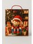 3 Boyutlu Küçük Elf Yılbaşı Temalı Hediye Paketi & Çanta & Poşet 23*18*10 cm 2