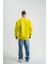 Geniş V Yaka Kol Ribana Detaylı Sweatshirt - Sarı 6