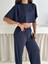 Kadın Iki Parça Salaş Takım – Crop Üst ve Bol Paça Pantolon – Yazlık Rahat Spor Takım 6