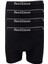 4 adet Feelline Siyah Pamuklu Doğal Likralı Erkek Boxer 3