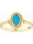 Renkli Taşlı Altın Yüzük - 14K 2